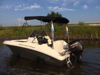 Prins 500 consoleboot met 60 pk suzuki